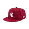 New Era 59Fifty MLB Basic York Yankees Fitted Burgundy Headwear Cap (7 1/8) - SoldSneaker
