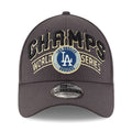 New Era LA Los Angeles Dodgers 39THIRTY 2020 World Series Champions Trophy Cap, Graphite Hat (Large - X-Large), Graphite Gray - SoldSneaker