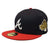 New Era Mens Atlanta Braves World Series Collection 1995 59Fifty Fitted Hat, Adult, Navy/Red, 7 1/2 - SoldSneaker
