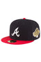 New Era Mens Atlanta Braves World Series Collection 1995 59Fifty Fitted Hat, Adult, Navy/Red, 7 3/4 - SoldSneaker