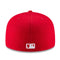 New Era Mens MLB Basic NY Yankees 59fifty Fitted Cap, Scarlet, 7 7/8 - SoldSneaker