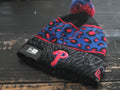 New Era Philadelphia Phillies Leopard Polar Blue/Black Cuff Beanie Hat OS - SoldSneaker
