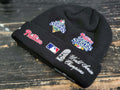New Era Phillies Retro Logo World Series Black/Patch Beanie Hat OS - SoldSneaker