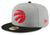 New Era Toronto Raptors Basic 2 Tone Fitted Hat Cap - Gray and Black (Toronto Raptors, 7 3/8) - SoldSneaker