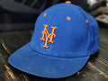 New York Mets Chevrolet Blue Flat Brim Snapback Baseball Hat Adjustable Size - SoldSneaker