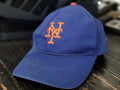 New York Mets Citi Blue Dad's Velcro-Back Baseball Hat Adjustable Size - SoldSneaker