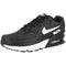 Nike Air Max 90 Leather Ankle-High Fashion Sneaker, Black/White-black, 6 Big Kid - SoldSneaker