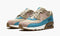 Nike Air Max 90 LX Mushroom Brown/Blue Running Shoes 898512 200 Women/Men Size - SoldSneaker