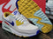 Nike Air Max 90 Summit White/Blue/Yellow Running Shoes DA8726-100 Women 6.5 - SoldSneaker