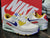 Nike Air Max 90 Summit White/Blue/Yellow Running Shoes DA8726-100 Women 6.5 - SoldSneaker