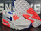 Nike Air Max 90 White/Blue Running Shoes CT1039-100 Women 5 Kid 3.5Y - SoldSneaker