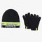 Nike Big Boy's 2-Piece Repeat Stripe Hat & Gloves Set (8/20, Black/Volt) - SoldSneaker