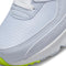 Nike Big Kids Air Max 90 Running Shoe, White/Blackened Blue/Volt,6.5 Big Kid - SoldSneaker