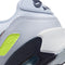 Nike Big Kids Air Max 90 Running Shoe, White/Blackened Blue/Volt,6.5 Big Kid - SoldSneaker