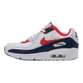 Nike Big Kid's Air Max 90 "USA Denim Wht/Chile Red-Mn Navy (DJ5177 100) - 5 - SoldSneaker