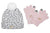 Nike Big Kids' Girls White/Gray Beanie and Gloves Set - SoldSneaker