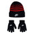 Nike Boy`s Beanie & Gloves 2 Piece Set (Black(9A2909-R1N)/University Red, 8-20) - SoldSneaker