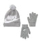 NIKE Boys Big Kids Swoosh Beanie Hat Gloves Set, Dark Gray Heather , 8-20 Big Kids - SoldSneaker