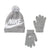 NIKE Boys Big Kids Swoosh Beanie Hat Gloves Set, Dark Gray Heather , 8-20 Big Kids - SoldSneaker