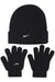 Nike Boys One Size 8/20 2 Piece Hat and Glove Set Black - SoldSneaker