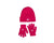Nike Girls' Beanie & Gloves 2-Piece Set -Rush Pink - One Size Fits All (7-16) - SoldSneaker