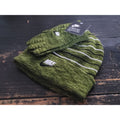 Nike Kids Army Green/Lines 2 pcs Beanie Hat Glove Set Unisex OS - SoldSneaker
