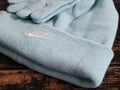 Nike Kids Crystal Blue 2 pcs Beanie Gloves Set 4A2960-B5A Youth Size - SoldSneaker
