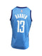 Nike Men's James Harden #13 Houston Rockets Jersey City Edition 100% Polyester Basketball CN1731 Blue (Large) - SoldSneaker