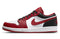 Nike Men's Jordan 1 Low Shoes, Black/White/Red, 8 - SoldSneaker