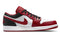 Nike Men's Jordan 1 Low Shoes, Black/White/Red, 8 - SoldSneaker