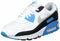 Nike Men's Race Running Shoes, White Black Grey Fog Laser Blue, 9 - SoldSneaker