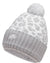Nike Sportswear Women's Lined Leopard Print Pom Beanie Hat (One Size, Grey) - SoldSneaker
