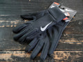 Nike Thermal Black/Silver Fleece Winter Performance Gloves Men Size S - SoldSneaker
