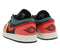 Nike Women's Air Jordan 1 Low UNC Basketball Shoe, Black/Fire Red-taxi, 8 - SoldSneaker