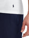 POLO RALPH LAUREN Classic Fit Undershirt w/Wicking 3-Pack Crews 3 White/Cruise Navy Pp LG - SoldSneaker