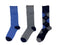 POLO RALPH LAUREN MENs Argyle Dress Socks (3 PAIRS) (NAVY GREY) - SoldSneaker