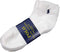 Polo Ralph Lauren Mens Low Cut Socks (Sock Size 6-13, White 6 Pairs) - SoldSneaker