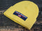 Polo Sport Ralph Lauren Yellow/Navy Blue Flag Patch Cuffed Beanie Hat OS - SoldSneaker
