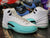 Pre-Owned 2018 Jordan Retro 12 White/Jade 510815-100 Youth 6.5Y, Women 8 - SoldSneaker