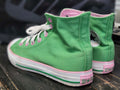Pre-Owned Converse All Star Mid Easter Grenn/Pink Sneakers Shoes Kid size 2 - SoldSneaker