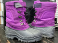 Pre-Owned Lands' End Waterproof Purple Suede Winter Boot Toddler/Girl size 13 - SoldSneaker