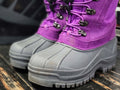 Pre-Owned Lands' End Waterproof Purple Suede Winter Boot Toddler/Girl size 13 - SoldSneaker
