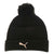 PUMA Women's Evercat Pom Beanie, Black/Rose Gold, One Size - SoldSneaker