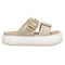 Puma - Womens Suede Mayu Infuse Sandal, Size: 6 M US, Color: Putty/Puma White/Pristine - SoldSneaker