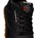 Reebok Kid's Classic Leather Shoe, Black/Gum 5 M US Big Kid - SoldSneaker