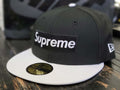 Supreme x New Era Spring Training Black/White Box Logo Fitted Hat 7 3/8 - SoldSneaker