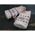 Timberland Fingerless Fluffy Lined Snow Pink Mitten Gloves Unisex OS - SoldSneaker