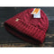 Timberland Super Cable Burgundy Red Plush Lined Beanie Hat Unisex OS - SoldSneaker