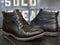 Used Timberland Kendrick Waterproof Chukka Black Full Grain Leather Shoes Men 10 - SoldSneaker