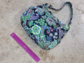Vera Bradley Quilted Vintage Blue/Green Purse Shoulder Hand Bag - SoldSneaker